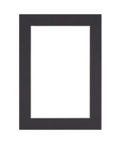 Alternative view of Crescent Colored Mat Board, 20 x 32 Inches, Smooth Black 921A, Pack of 10 - 405225