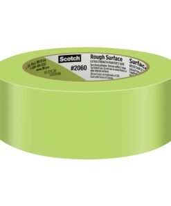 Scotch Painter's Tape Rough Surface Extra Strength Painter's Tape, Green, Tape Protects Surfaces and Removes Easily, Rough Surface Painting Tape for Indoor and Outdoor Use, 1.41 Inches x 60.1 Yards, 1 Roll 26 611ENPrXjRL