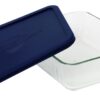 Pyrex Simply Store 11-Cup Rectangular Bakeware Dish 11 Cup Blue 25 611EZPC1MmL