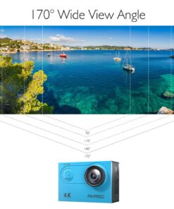 AKASO EK7000 4K30FPS Action Camera Ultra HD Underwater Camera 170 Degree Wide Angle 98FT Waterproof Camera Blue 24 611EfEkqGML