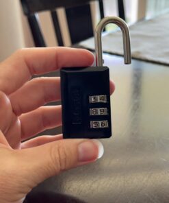 Master Lock Combination Padlock, 1, Black 27 611Fan2O6gL