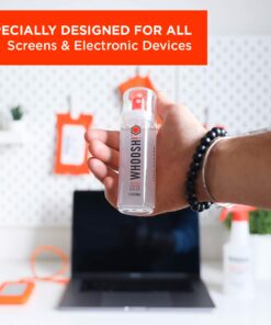 Alternative view of WHOOSH! Screen Cleaner Kit – [3.4oz +0.3oz] Best for – Smartphones, iPhone, iPads, Eyeglasses, e-Readers, Laptop, TV Screen Cleaner, and Computer Monitor– 2 Premium Cloths Included 3.7 fl oz (Pack of 1)