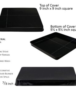 Reston Lloyd G-999-S Harvest Apple Decorative Lightweight Tin Gas Stovetop/Burner Cover Set, Mutli-Color 11 611GXB5ZvKL