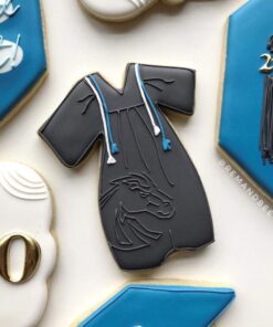 Graduation Gown Cookie Cutter, 4" Made in USA by Ann Clark 24 611HZhiK9FL