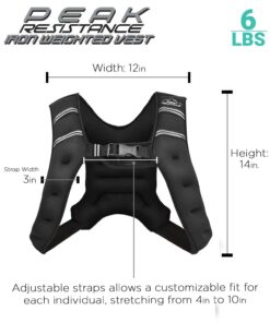 Aduro Sport Weighted Vest Workout Equipment, 4lbs/6lbs/12lbs/20lbs/25lbs/30lbs Body Weight Vest for Men, Women, Kids 6 Pounds (2.72 KG) 18 611Hc9NMvaL
