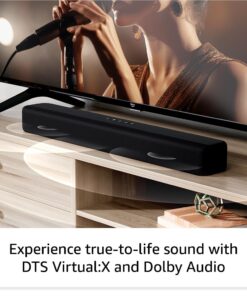 Introducing Amazon Fire TV Soundbar, 2.0 speaker with DTS Virtual:X and Dolby Audio, Bluetooth connectivity 21 611I5vIKTL