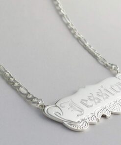 ProLuckis Handmade Personalized Name Jewelry Necklace 18k Gold Plated-Custom Made Any Name Style 6 14 611IfuUPzL