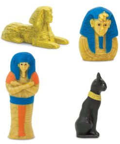 Safari Ltd. Ancient Egypt TOOB - 12 Mini Figurines: Nefertiti, Bastet, King Tut, Isis, Amulet, Mummy, Scarab, Pyramids, Sphinx, Thoth, Anubis & More - Educational Toys Boys, Girls & Kids 3+ 17 611KIbbr4cL