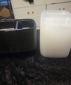 Glotoch 50 Pack 32 oz Meal Prep Containers Reusable, 2 Compartment Food Containers with Lids To Go Containers, Black Plastic Containers for Lunch-Microwave, Freezer, Dishwasher Safe, Eco-Friendly 32OZ 30 611MPTRlTNL