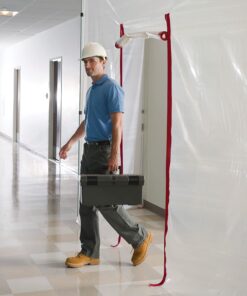 ZIPWALL HDAZ12 Heavy Duty Zipper, 12 Pack, Red, 12 Count Heavy-Duty Dust Barriers 10 611MRgqnLIL