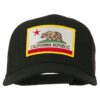 e4Hats.com California State Flag Patched Twill Mesh Cap One Size Black 41 611N7fjb37L