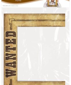 Beistle Wanted Photo Booth Fun Selfie Frame Western Party Supplies, 15.5" x 23.5", Multicolored 19 611NdF52LS