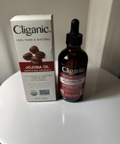 Cliganic Organic Jojoba Oil, 100% Pure (4oz) | Moisturizing Oil for Face, Hair, Skin & Nails | Natural Cold Pressed Hexane Free | Base Carrier Oil 4 Fl Oz (Pack of 1) 43 611NeMF2AfL