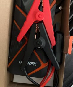 BRORAK Car Jump Starter Battery Pack, 1500A Jump Box for Car Battery Jump Starter, 12V Portable Jump Starter (Up to 7.0L Gas & 4.0L Diesel) Jump Pack with 3 Modes Flashlight and Jumper Cables orange 25 611NfUFr16L