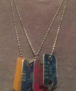 Comelyjewel Stainless Steel 4.5 in and 27 in.Military Dog tag Ball Chain, 2.4mm #3 16 611PkGnXW8L