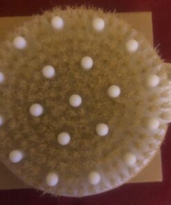 CSM Dry Body Brush for Beautiful Skin - Solid Wood Frame & Boar Hair Exfoliating Brush to Exfoliate & Soften Skin, Improve Circulation, Stop Ingrown Hairs, and Reduce The Appearance Cellulite 44 611QFNUcYHL