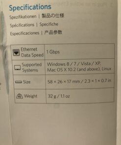 Anker USB C to Gigabit Ethernet Adapter, Aluminum Portable USB C Adapter, for MacBook Pro, MacBook Air 2018 and Later, iPad Pro 2018 and Later, XPS, and More Silver 75 611R7nGqOpL