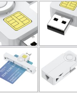 CAC Reader, DOD Military USB Common Access CAC Card Reader, Smart Card Reader Compatible with Windows, Mac OS and Linux 335 13 611Rk5REYUL