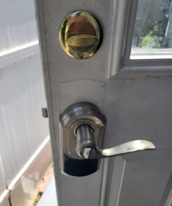 Kwikset 99120-037 SmartCode 912 Z-Wave Plus Leverset, Satin NIckel 18 611S4J0tNSL