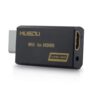Musou WII TO HDMI Converter 720P 1080P HD Output Upscaling Adapter,black 15 611S70GamtL