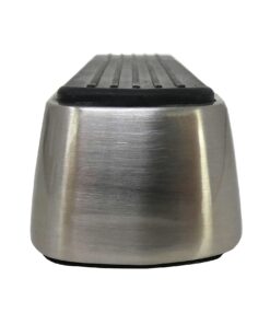 Shepherd Hardware 3314 Designer Satin Nickel Door Wedge with Non-Skid Rubber Base Grip 24 611TEtthYdL