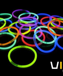 VIVII Glowsticks, 100 Light up Toys Glow Stick Bracelets Mixed Colors Party Favors Supplies (Tube of 100) 28 611TMuVBeKL