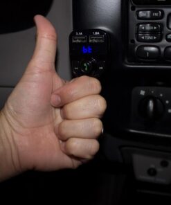 Handsfree Call Car Charger,Wireless Bluetooth FM Transmitter Radio Receiver,Mp3 Audio Music Stereo Adapter,Dual USB Port Charger Compatible for All Smartphones,Samsung Galaxy,LG,HTC,etc. 42 611UB0QOzcL