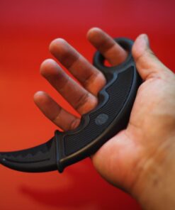 MASTER USA E419-PP Polypropylene Karambit Training Knife, 7-Inch Overall,Black Black 20 611Ug PyeFL