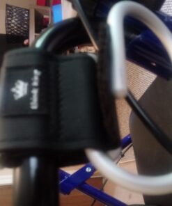 Think King Jumbo Swirly Hook for Strollers/Walkers, Brushed Aluminum/Black 28 611VefyXRZL