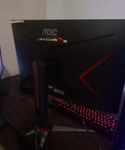 AOC C27G2Z 27" Curved Frameless Ultra-Fast Gaming Monitor, FHD 1080p, 0.5ms 240Hz, FreeSync, HDMI/DP/VGA, Height Adjustable, 3-Year Zero Dead Pixel Guarantee, Black, Xbox PS5 Switch 240Hz Low Latency 27" FHD Curved Screen 33 611XFYotosL