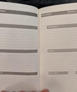 Papercode 2024 Daily Planner - Leather Weekly Planner W/Thick No-Bleed Pages - Monthly & Weekly Layouts - Use for Productivity, Schedule, or Agenda Blue 106 611ZfmLf2IL