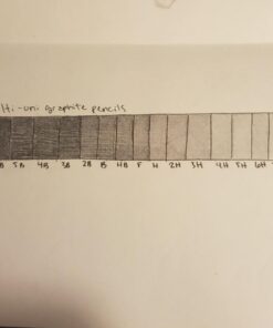 Uni Hi Wooden Pencil Art Set - 10B to 10H - Box of 22 (HUAS) 1 42 611Zg0B7 yL