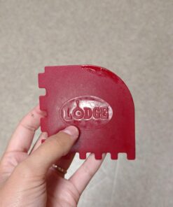 Lodge SCRAPERGPK Durable Grill Pan Scrapers, Red and Black, 8.25 x 4.625 x.5, 2-Pack 12 611dG8WxrlL