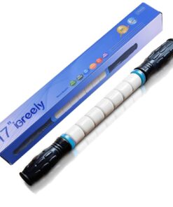 iGreely Premium Muscle Roller The Ultimate Massage Roller Stick 17 Inches Recommended by Physical Therapists Promotes Recovery Fast Relief for Cramps Soreness Tight Muscles-White White 26 611e3hnuppL