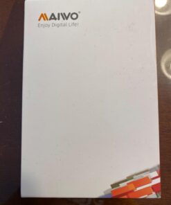 MAIWO Dual Bay External Hard Drive RAID Enclosure for 2.5 inch SATA I/II/III HDD SSD, RAID 0/1/LARGE/PM, USB 3.0 6Gbps Bandwidth Support UASP 12TB Capacity 60 611eGfpkz0L