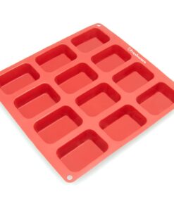 Alternative view of Silicone Molds [Petite Loaf, 12 Cup] Cupcake Baking Pan - Free Paper Muffin Cups - Non Stick, BPA Free, 100% Silicon & Dishwasher Safe Silicon Bakeware Tin - Kitchen Rubber Tray & Soap Molds Petite Loaf [12-Cup]