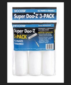 Wooster Brush R725-9 Super Doo-Z Roller Cover, 3/8-Inch Nap, 3-Pack, 9-Inch