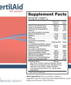 Fertilaid for Men and Women Combo, Male and Female Fertility Supplements, Vitamins and Fertility Targeted Nutrients to Support Cycle Regularity in Women and Count and Motility in Men (1 Month Supply) 22 611gh7TAPES