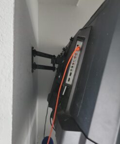 Full Motion TV Monitor Wall Mount Bracket Articulating Arms Swivel Tilt Extension Rotation for Most 13-42 Inch LED LCD Flat Curved Screen TVs & Monitors, Max VESA 200x200mm up to 44lbs by Pipishell 52 611gspnMTFL