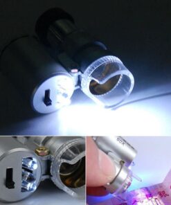 KINGMAS Mini 60x Microscope Magnifying with LED Light Pocket Jewelry Magnifier Jeweler Loupe with 10X Folding Pocket Magnifier 33 611gyc5vTiL