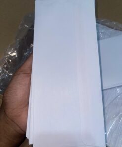 CREGEAR #10 Envelopes Self Seal Security Tinted Envelopes (600Ct) for Privacy & Business, Peel and Seal, NO Window, Letter Size 4-1/8 x 9-1/2 Inches, 24 LB,White 600 32 611kyDETDpL