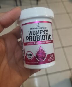 Physician's Choice Probiotics for Women - PH Balance, Digestive, UT, & Feminine Health - 50 Billion CFU - 6 Unique Strains for Women - Organic Prebiotics, Cranberry Extract+ - Women Probiotic - 30 CT 30 Count (Pack of 1) 32 611lSvS8VqL 3