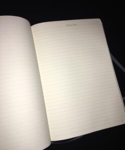 Leuchtturm1917 Hardcover Ruled Pages Notebook, Medium A5 Size, Anthracite (344782) 18 611mlJSFFAL