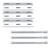 Hisencn Replacement Parts for Ducane 3100, 3200, 3400, 4100, 4200, 30400040, 30400042, 30400041, 30400046, Stainless Steel Burner Tube & Heat Plate for Ducane 3-Burner Gas Grill Replacement Parts 3 Burner+3 Heat plate 27 611pCw3YPzL