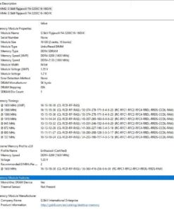 G.SKILL Ripjaws V Series (Intel XMP) DDR4 RAM 32GB (2x16GB) 3200MT/s CL16-18-18-38 1.35V Desktop Computer Memory UDIMM - Black (F4-3200C16D-32GVK) 40 611qom0FpL