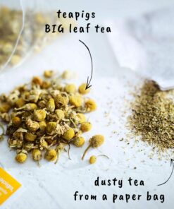 Teapigs Chamomile Herbal Tea Bags Made with Whole Flowers (1 Pack of 50 Teabags) Chamomile Flowers 6 611riEfoY9L