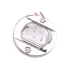 3 inch 6 LED S.S.304 12V Round Marine Navigation Light Chrome Boat Polished Stainless LED Transom Mount Stern Anchor Lights Flush Mount,IP67 Waterproof 5 611sNCo bjL