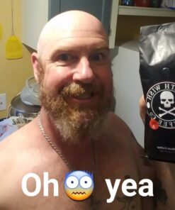 Death Wish Coffee, Organic and Fair Trade Dark Roast Whole Bean Coffee, 16 oz 16 Ounce (Pack of 1) 50 611tTmWlF2L