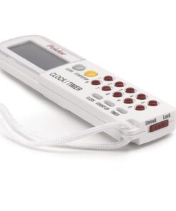 Polder Combination Clock, Timer and Stopwatch with Large, Easy-to-Read Digital Display, White 7 611tm0we L