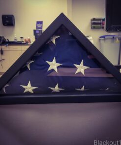 MCS 11x15.5 Inch Mini Flag Display Case for standard 3 by 5-feet military flag, Black (46716) 15 611ttQHFMuL